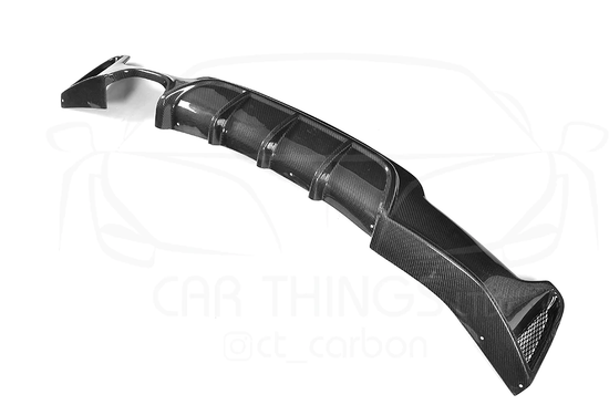 BMW 4 SERIES F32/F33 CARBON FIBRE TWIN EXHAUST DIFFUSER - MP STYLE