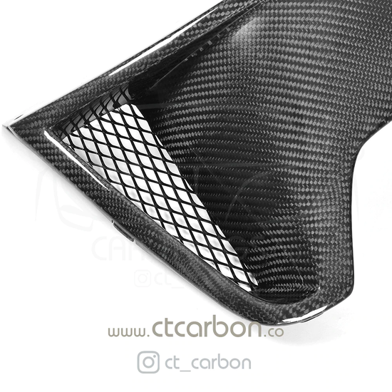 BMW 4 SERIES F32/F33 CARBON FIBRE TWIN EXHAUST DIFFUSER - MP STYLE