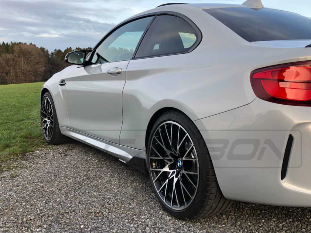 BMW M2 / M2C F87 CARBON FIBRE SIDE SKIRTS - MP STYLE