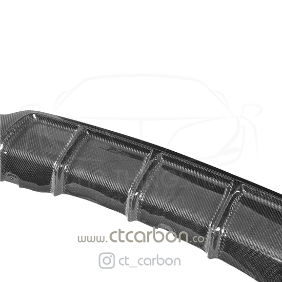 BMW 4 SERIES F32/F33 CARBON FIBRE DIFFUSER DUAL EXHAUST