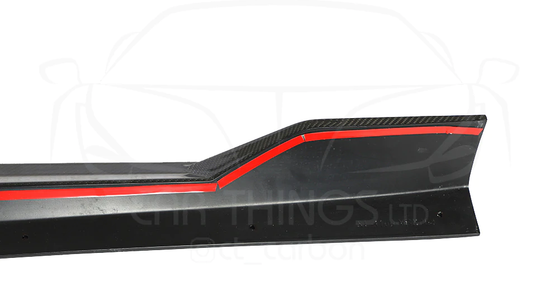 BMW X5 G05 CARBON FIBRE SIDE SKIRTS - CT DESIGN