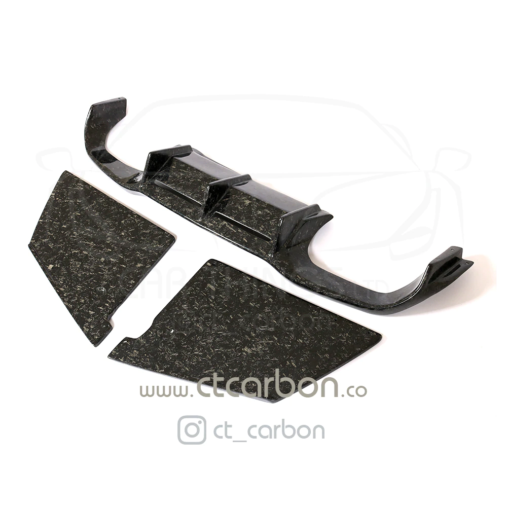 BMW M2/M2C F87 FORGED CARBON FIBRE DIFFUSER - MT STYLE