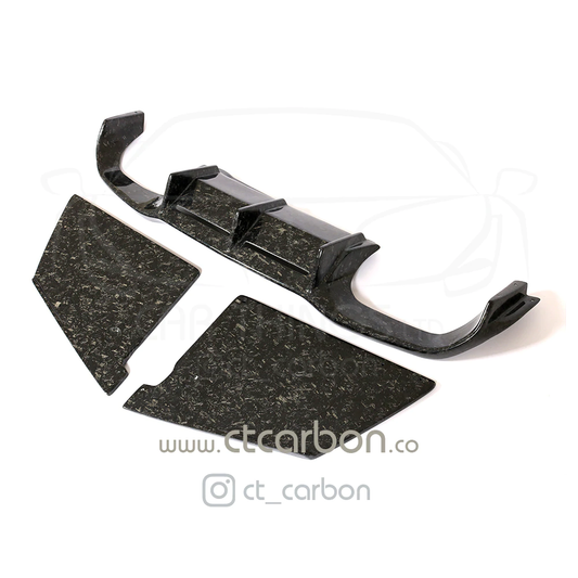 BMW M2/M2C F87 FORGED CARBON FIBRE DIFFUSER - MT STYLE
