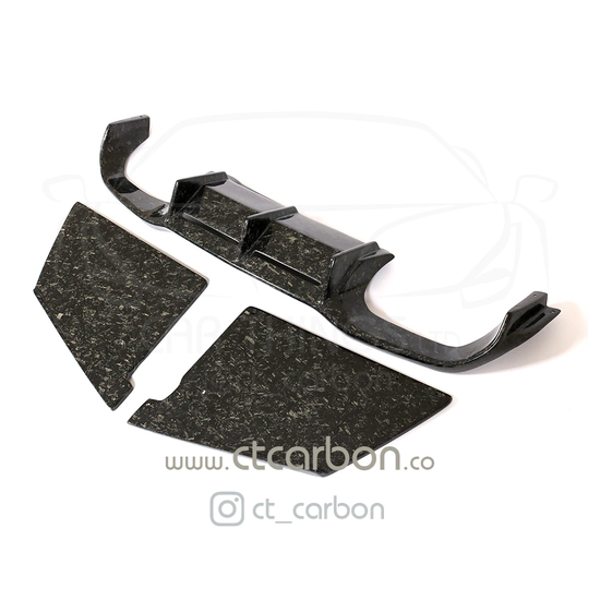 BMW M2/M2C F87 FORGED CARBON FIBRE DIFFUSER - MT STYLE