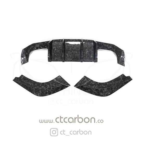 BMW M2 / M2C F87 FORGED CARBON FIBRE DIFFUSER - V STYLE