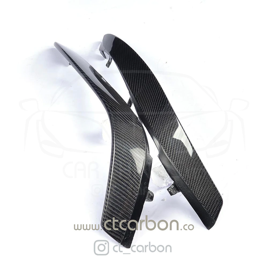 MERCEDES C63/C63S W205 COUPE & SALOON CARBON FIBRE CANARDS