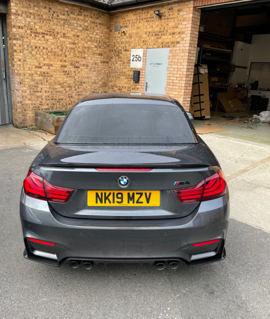 BMW M4 & 4 SERIES F83/F33 CARBON FIBRE SPOILER - CS STYLE