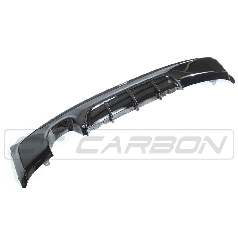 BMW 2 SERIES F22/F23 GLOSS BLACK TWIN EXHAUST DIFFUSER - MP STYLE