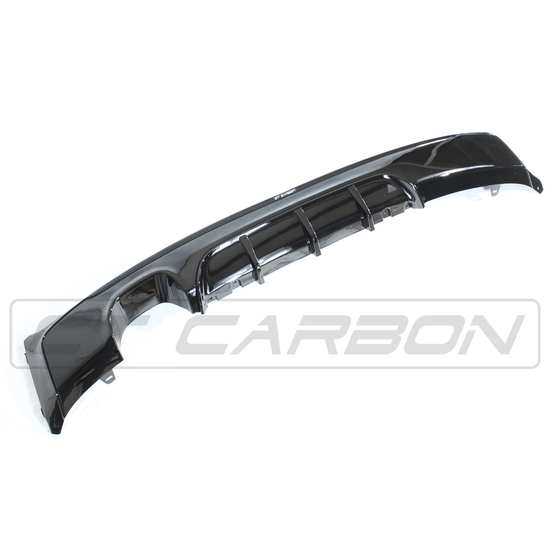 BMW 2 SERIES F22/F23 GLOSS BLACK TWIN EXHAUST DIFFUSER - MP STYLE