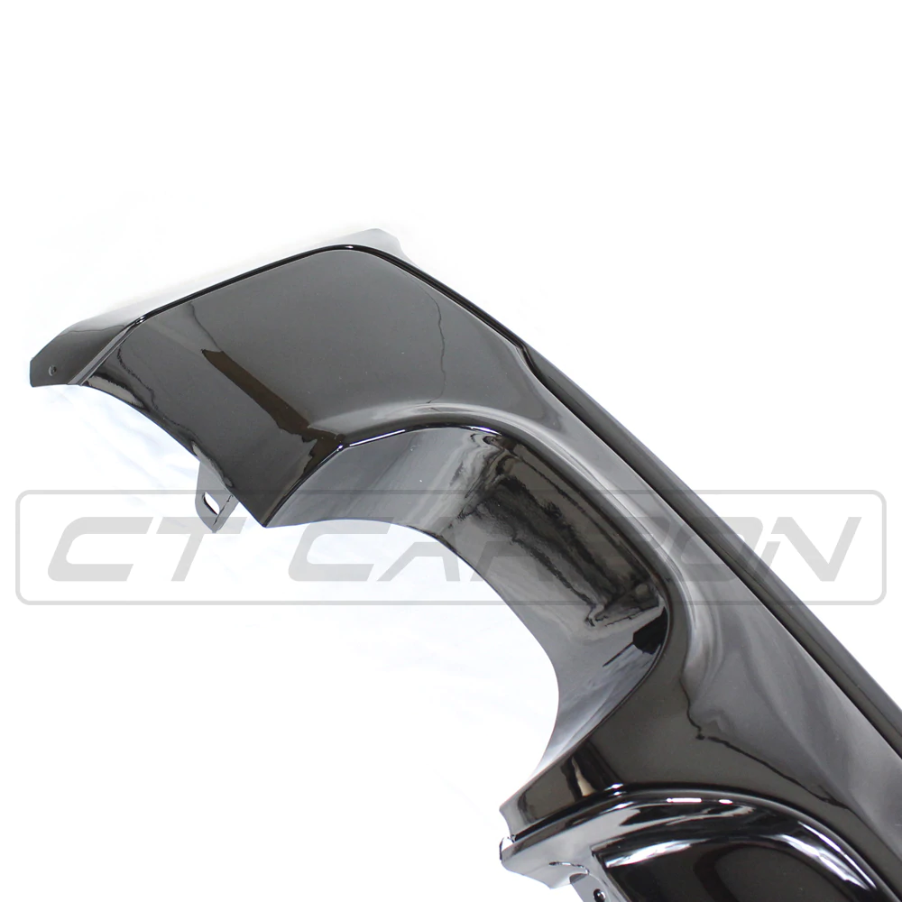 BMW 2 SERIES F22/F23 GLOSS BLACK TWIN EXHAUST DIFFUSER - MP STYLE