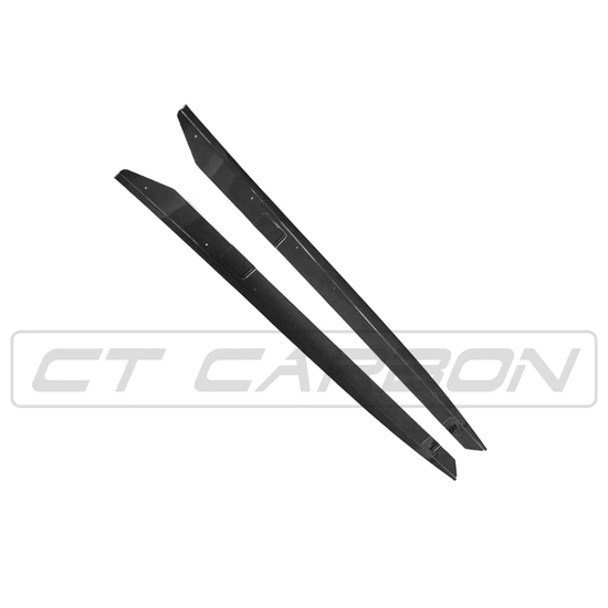 BMW 2 SERIES F22/F23 GLOSS BLACK SIDE SKIRTS - MP STYLE