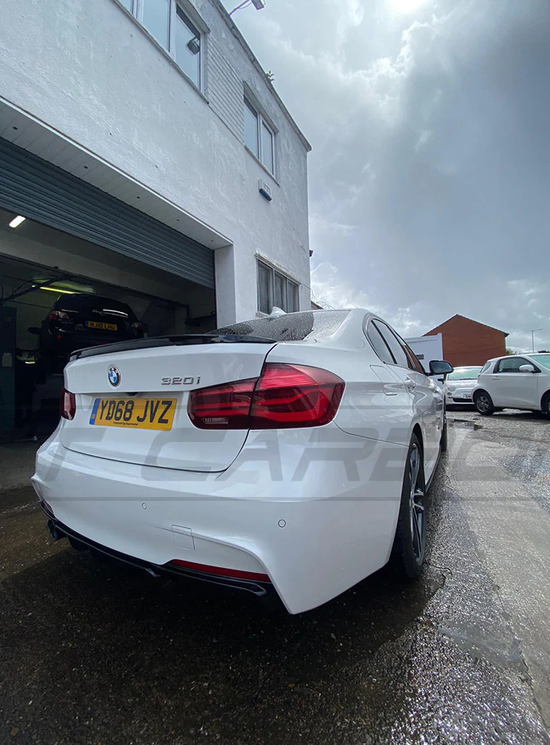 BMW 3 SERIES F30 GLOSS BLACK LEFT EXHAUST DIFFUSER - MP STYLE