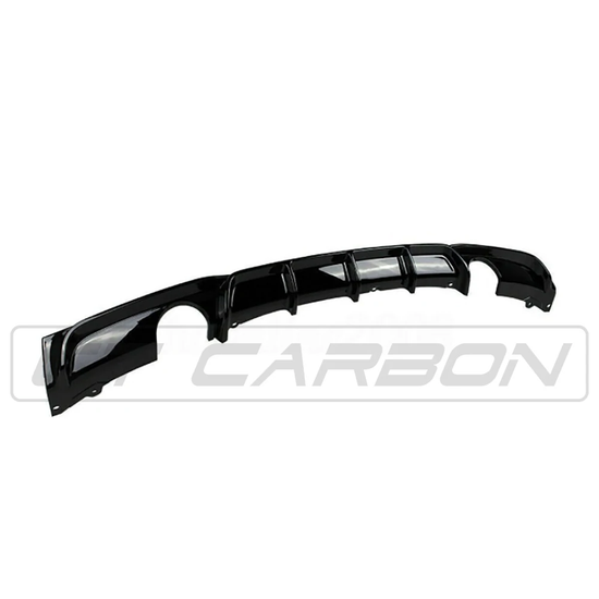 BMW 3 SERIES F30 GLOSS BLACK DUAL EXHAUST DIFFUSER - MP STYLE