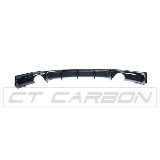 BMW 3 SERIES F30 GLOSS BLACK DUAL EXHAUST DIFFUSER - MP STYLE