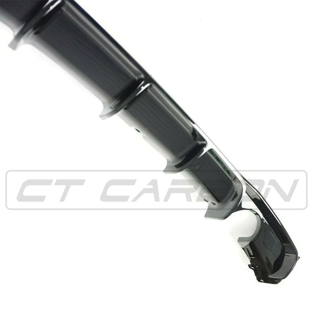 BMW 3 SERIES F30 GLOSS BLACK DUAL EXHAUST DIFFUSER - MP STYLE