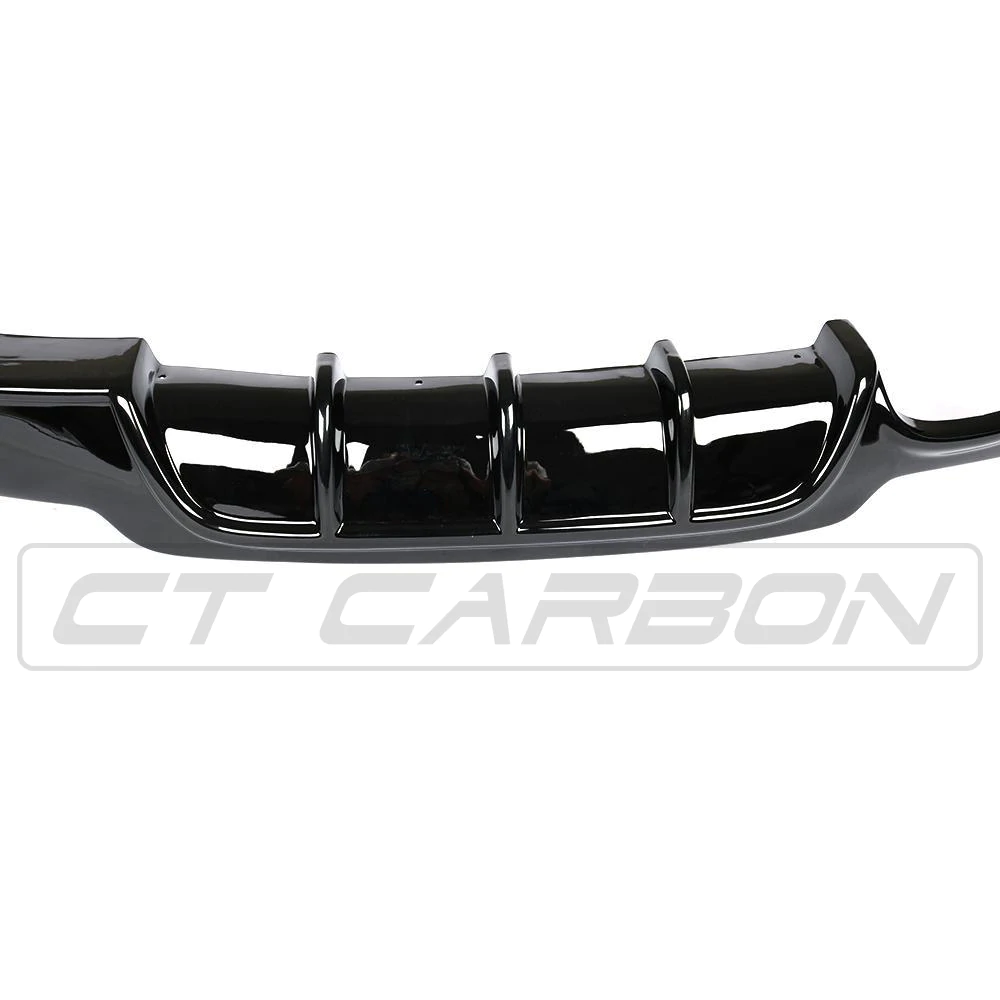 BMW 4 Series F32/F33/F36 Gloss Black Twin Left Exhaust Diffuser
