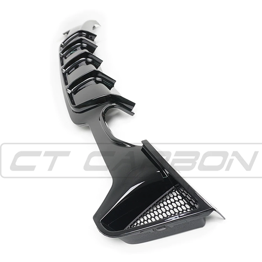 BMW 4 Series F32/F33/F36 Gloss Black Twin Left Exhaust Diffuser