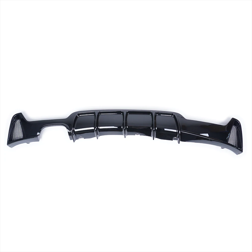 BMW 4 Series F32/F33/F36 Gloss Black Twin Left Exhaust Diffuser