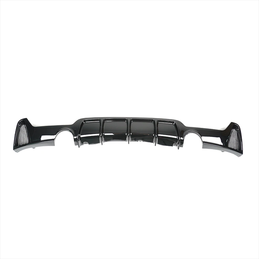 BMW 4 Series F32/F33/F36 Gloss Black Dual Exit Exhaust Diffuser