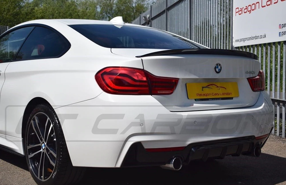 BMW 4 Series F32/F33/F36 Gloss Black Dual Exit Exhaust Diffuser (Open Box)