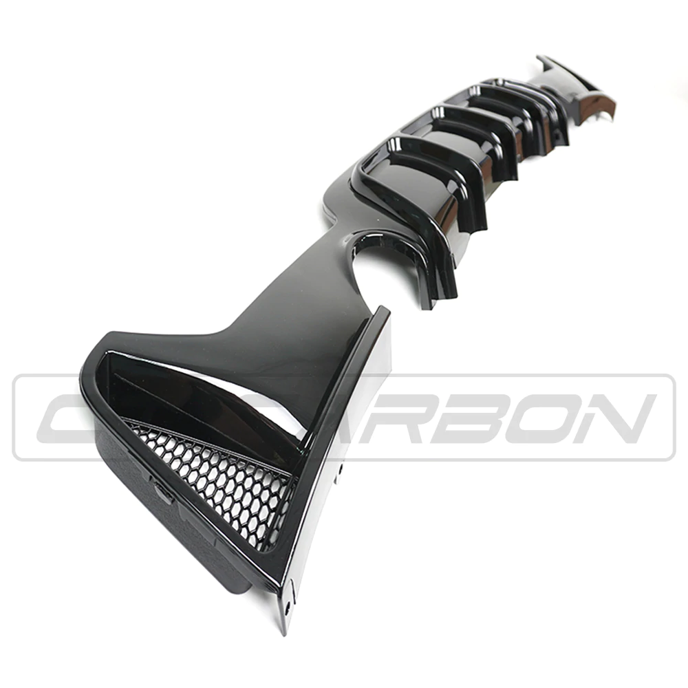 BMW 4 Series F32/F33/F36 Gloss Black Dual Exit Exhaust Diffuser