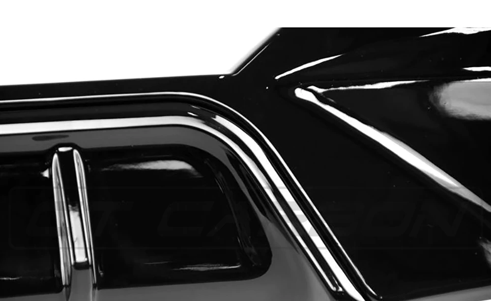 BMW 3 Series G20 GLOSS BLACK ROUND EXHAUST DIFFUSER - MP STYLE