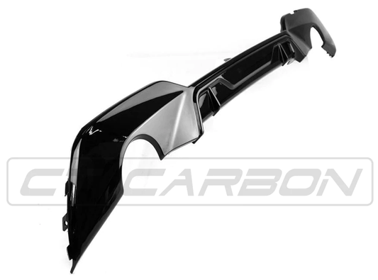BMW 3 Series G20 GLOSS BLACK ROUND EXHAUST DIFFUSER - MP STYLE