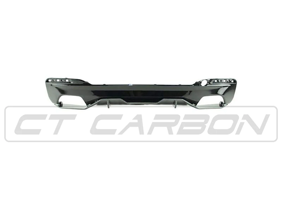 BMW 5 SERIES G30 GLOSS BLACK DIFFUSER - MP STYLE