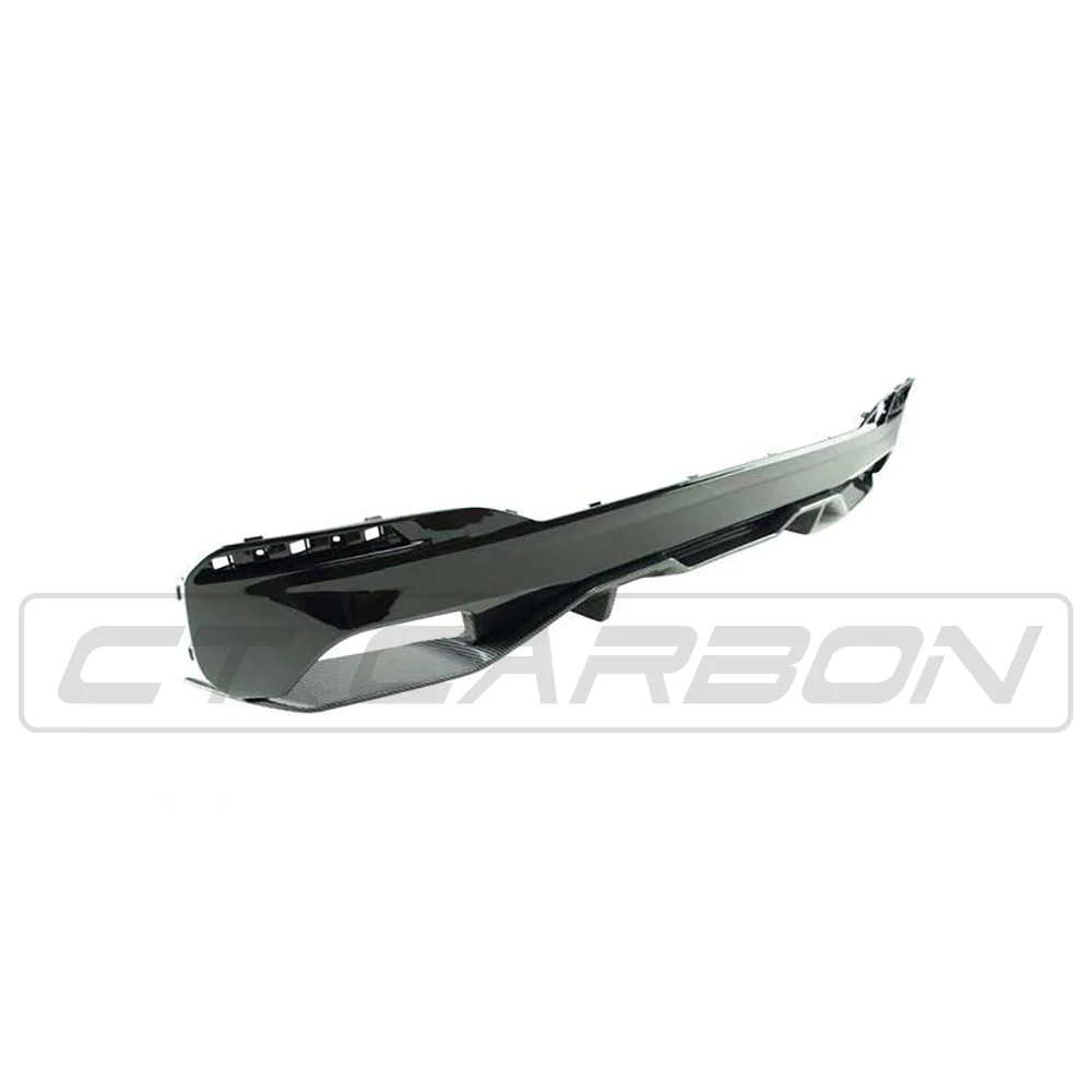 BMW 5 SERIES G30 GLOSS BLACK DIFFUSER - MP STYLE