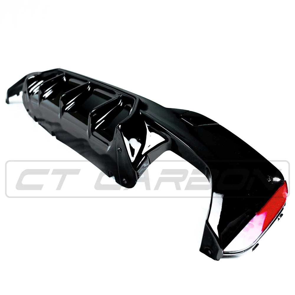 BMW 5 SERIES G30 GLOSS BLACK DIFFUSER - M5 STYLE