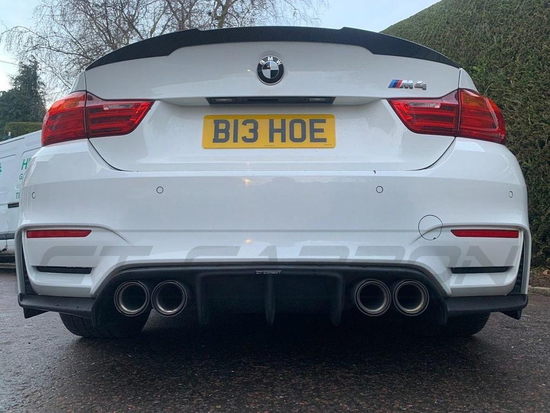 BMW M3 & M4 F80/F82/F83 GLOSS BLACK DIFFUSER - V STYLE