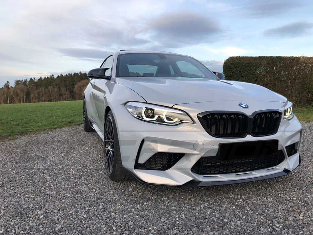 BMW M2C F87 CARBON FIBRE SPLITTER - MP STYLE