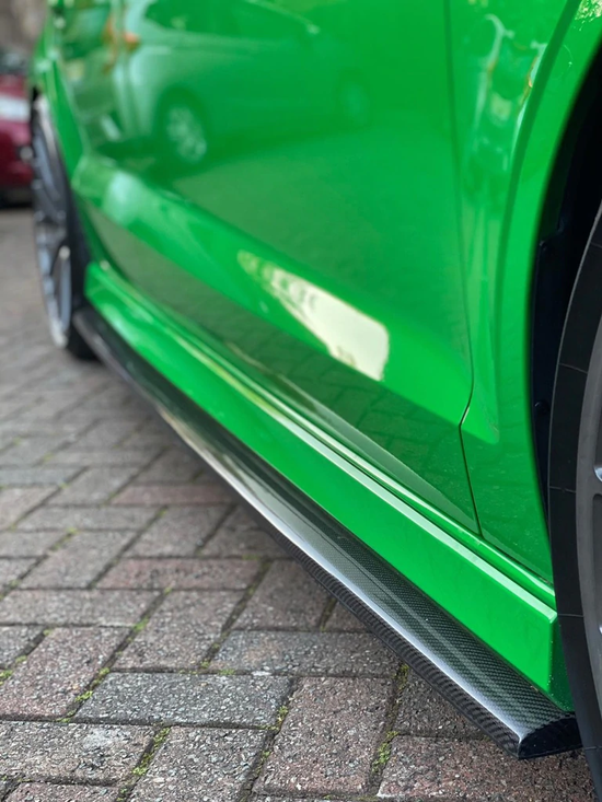 AUDI A3/S3/RS3 SALOON CARBON FIBRE SIDE SKIRTS