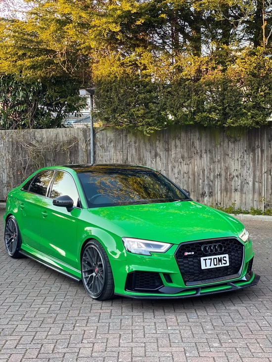 AUDI A3/S3/RS3 SALOON CARBON FIBRE SIDE SKIRTS