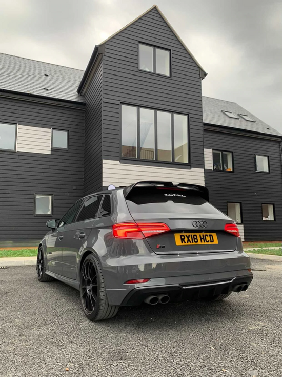 AUDI A3 S-LINE & S3 HATCHBACK 8V CARBON FIBRE SPOILER - O STYLE