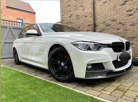 BMW 3 SERIES F30/F31 CARBON FIBRE SPLITTER - MP STYLE