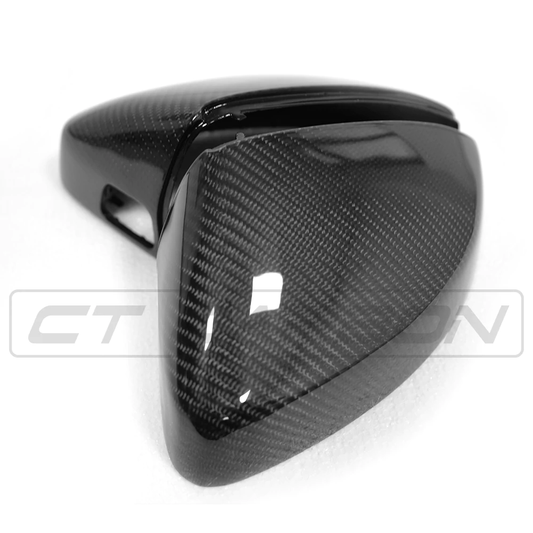 AUDI A3 S3 RS3 8V PRE-PREG CARBON FIBRE MIRRORS - WITH LANE ASSIST