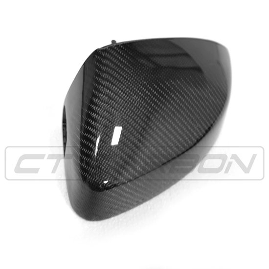 AUDI A3 S3 RS3 8V PRE-PREG CARBON FIBRE MIRRORS - WITH LANE ASSIST
