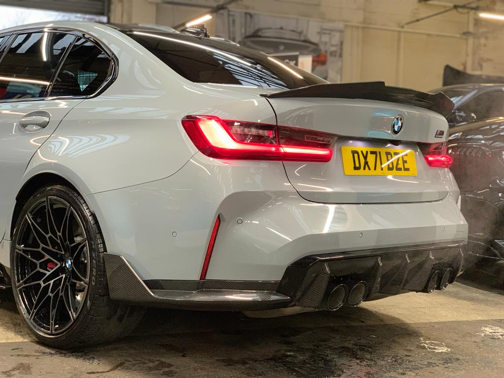 BMW 3 SERIES & M3 G20/G80 WET CARBON FIBRE SPOILER - PS STYLE