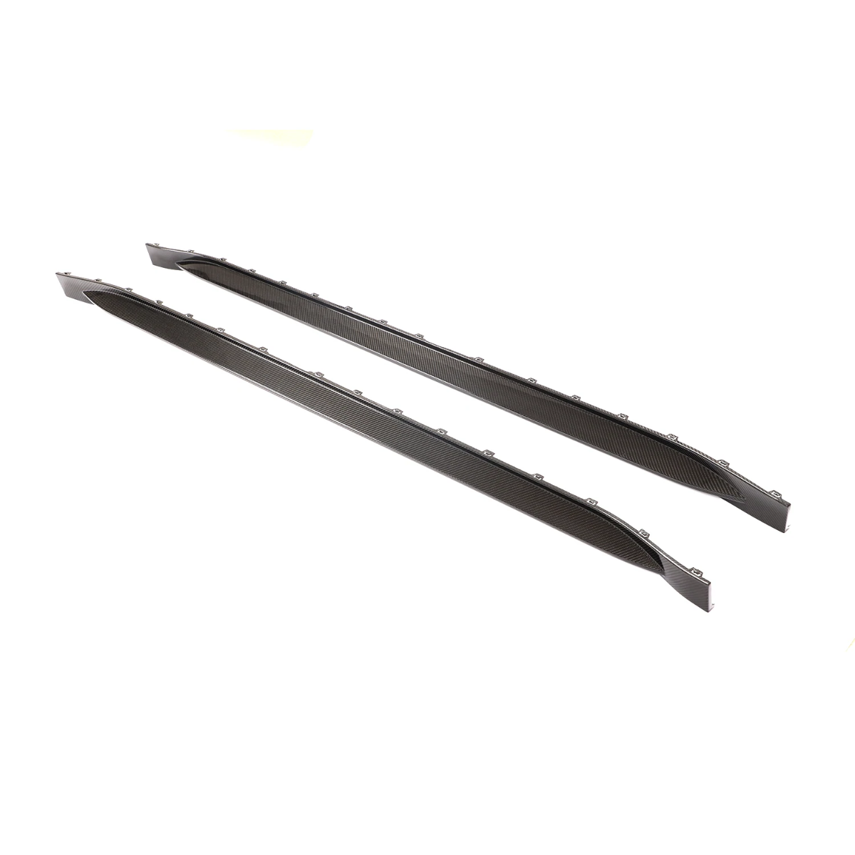 BMW M4 G82/G83 CARBON FIBRE SIDE SKIRT EXTENSIONS - CT DESIGN