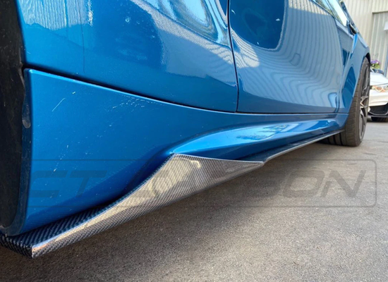 BMW M2/M2C F87 CARBON FIBRE SIDE SKIRTS - MT STYLE