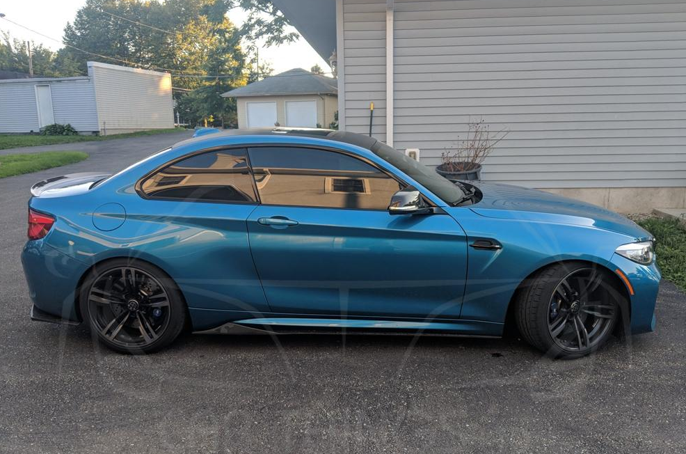 BMW M2/M2C F87 CARBON FIBRE SIDE SKIRTS - MT STYLE