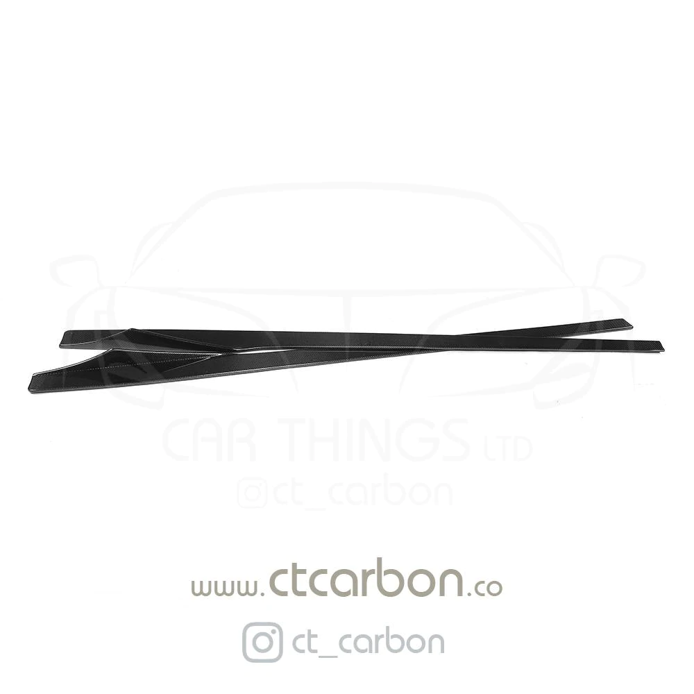 BMW M2/M2C F87 CARBON FIBRE SIDE SKIRTS - MT STYLE