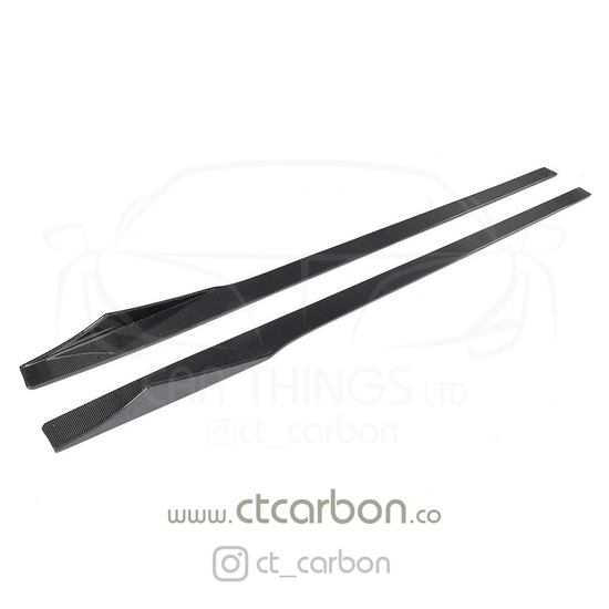 BMW M2/M2C F87 CARBON FIBRE SIDE SKIRTS - MT STYLE