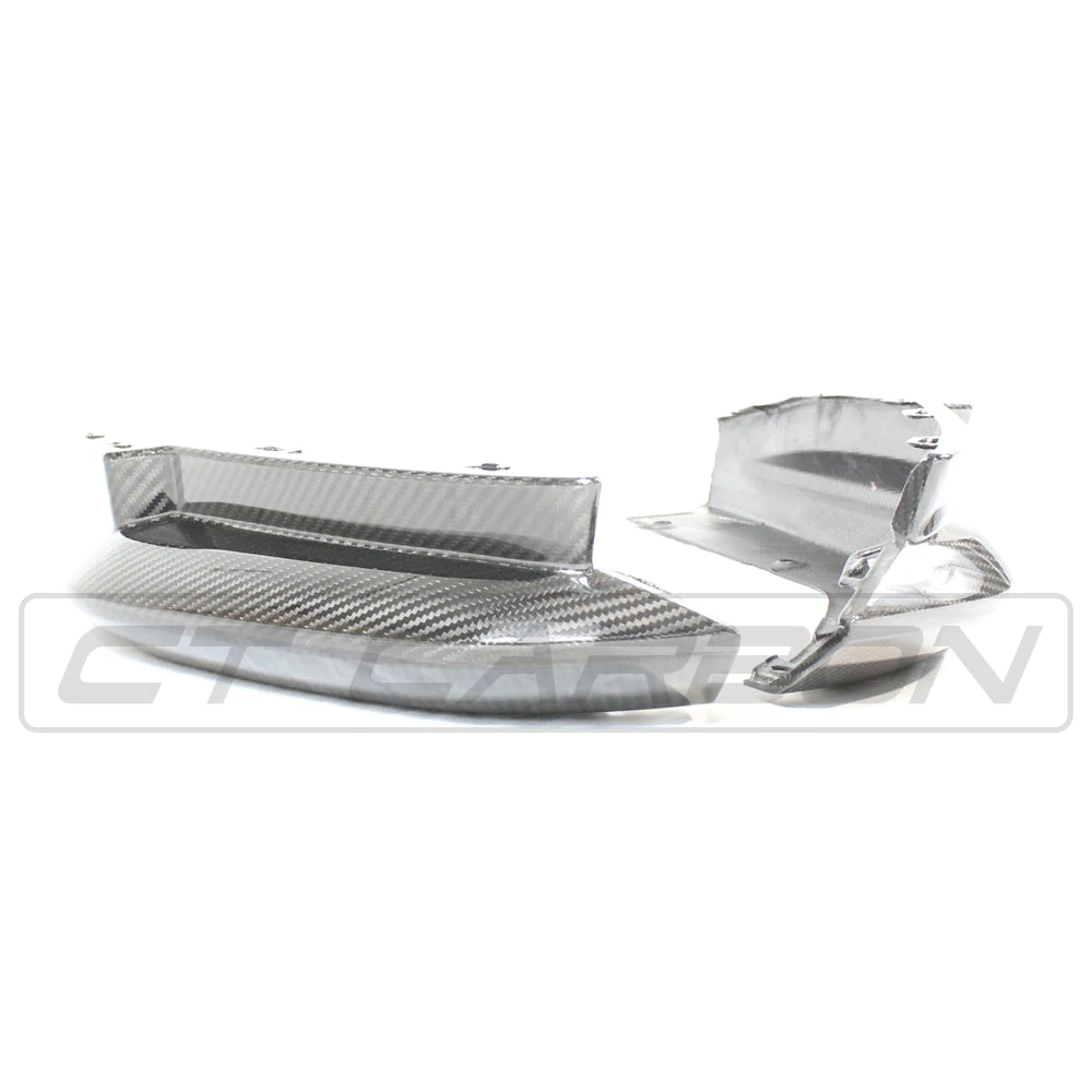 BMW M4 G82/G83 CARBON FIBRE REAR BUMPER CORNERS - OEM STYLE