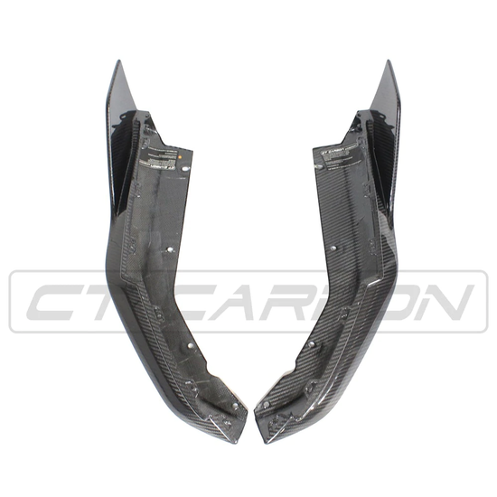 BMW M4 G82 CARBON FIBRE REAR BUMPER CORNERS - MP STYLE