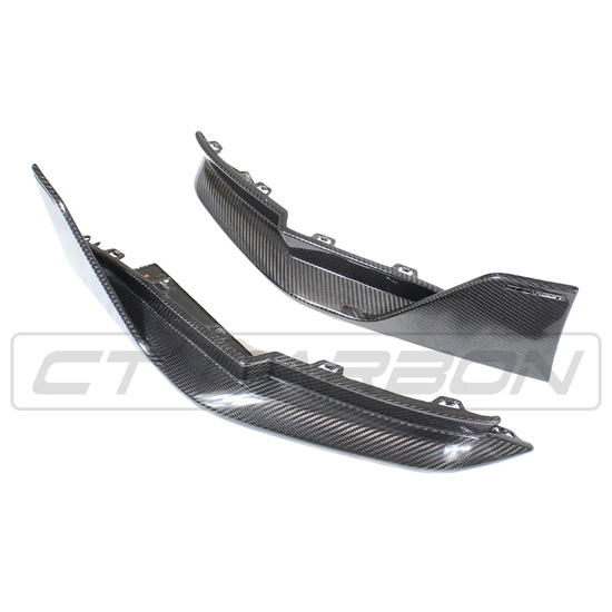 BMW M4 G82 CARBON FIBRE REAR BUMPER CORNERS - MP STYLE