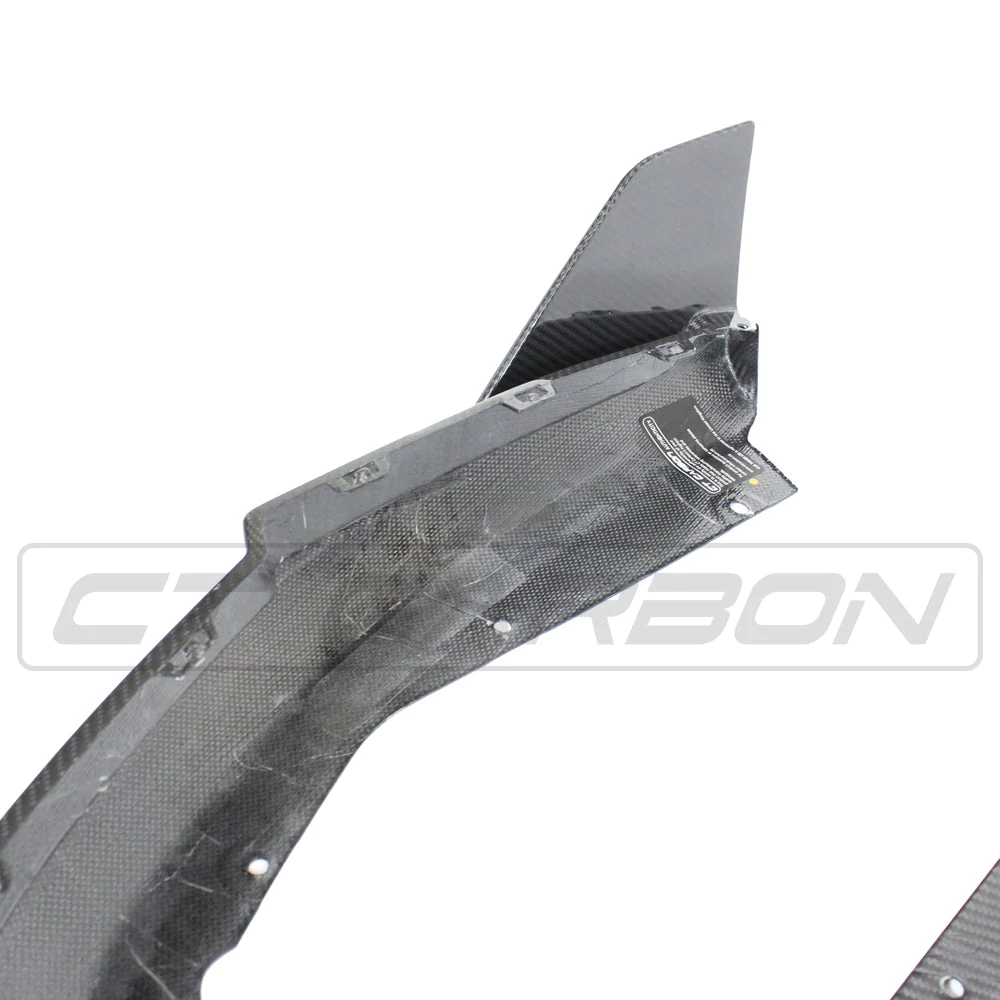 BMW M4 G82 CARBON FIBRE REAR BUMPER CORNERS - MP STYLE