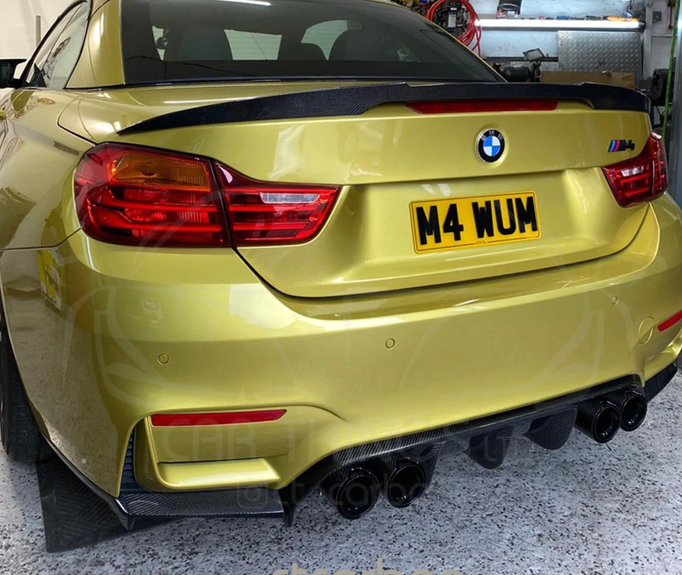 BMW M4 & 4 SERIES F83/F33 CARBON FIBRE SPOILER - V STYLE