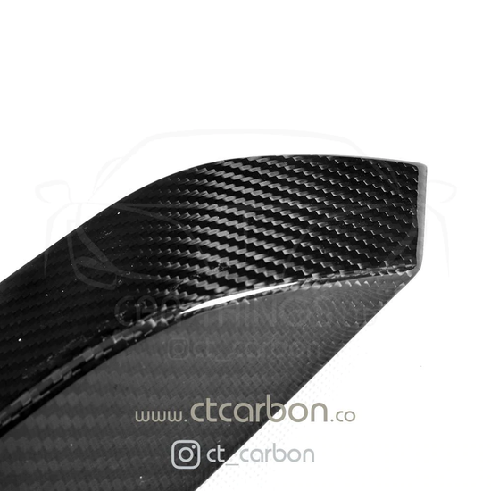 BMW M3 & M4 F80/F82/F83 UPPER FRONT CARBON FIBRE CANARDS